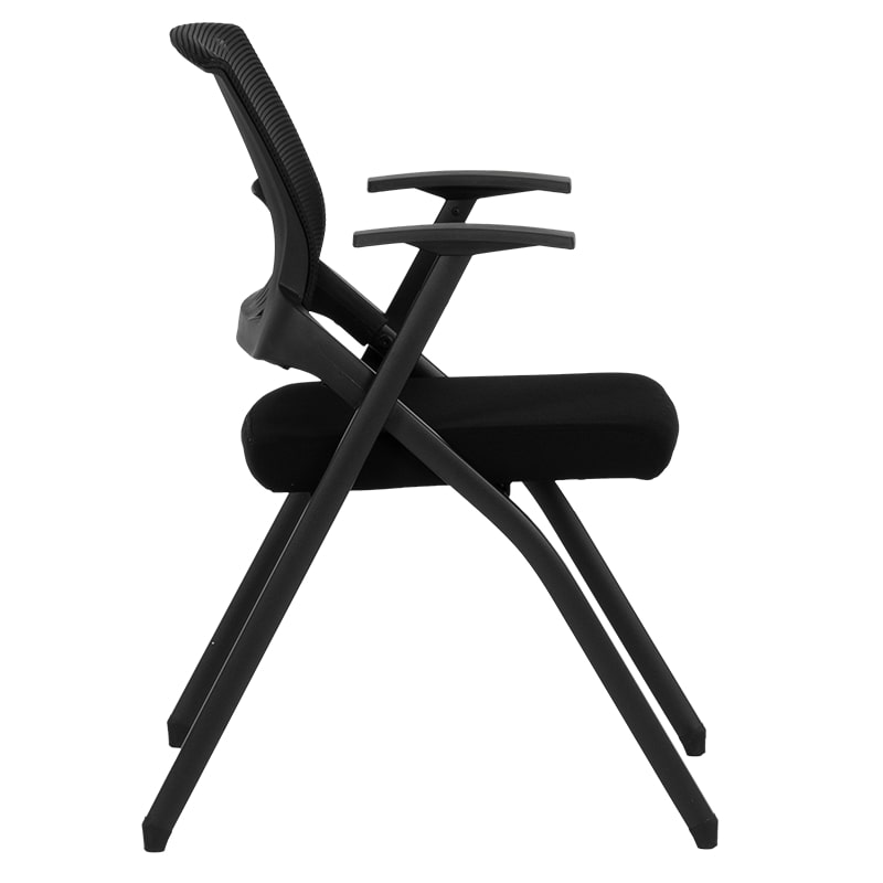 Сгъваем посетителски офис стол Carmen 1705 черен